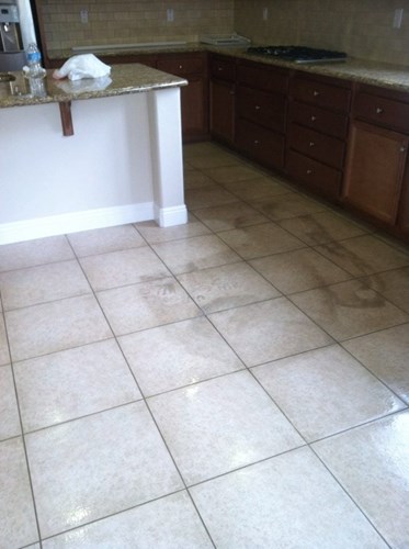 Before & After Tile Cleaning